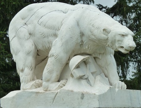 Polar Bear Monument Left Front