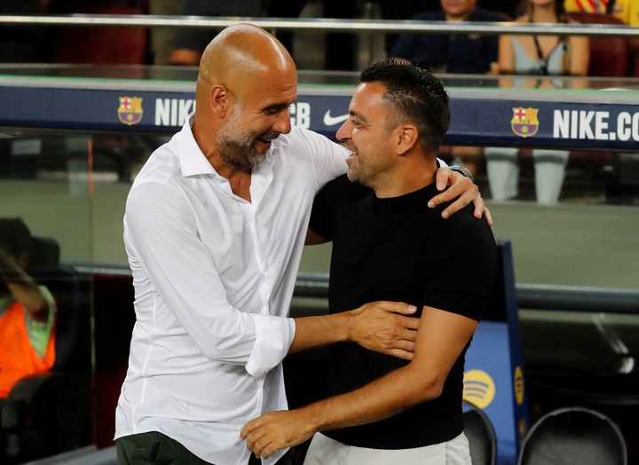 Pep Guardiola sobre la salida de Xavi (REUTER). 