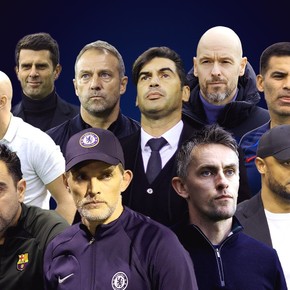 Los cambios de técnicos en los clubes de las grandes ligas europeas