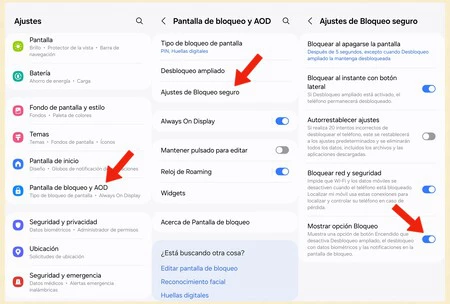 Modo Bloqueo Samsung