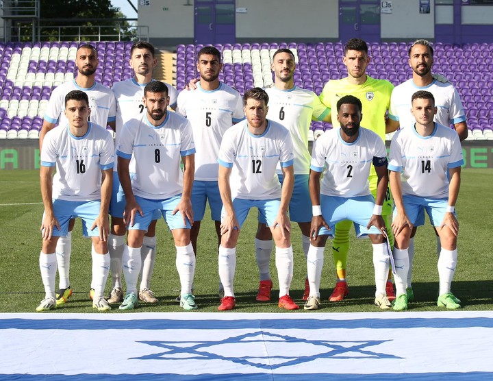 La formación inicial de Israel en la última fecha FIFA.