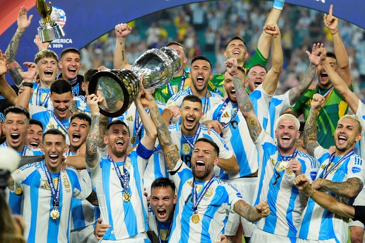 Argentina, bicampeona de la Copa América. (Foto: AP)