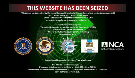 Website Seized