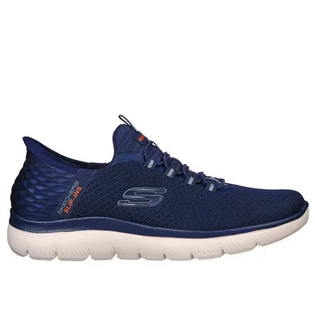 Zapatillas Caminar Skechers Slip Ins Summits Hombre Azul Marino