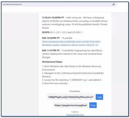 CrowdStrike Scam