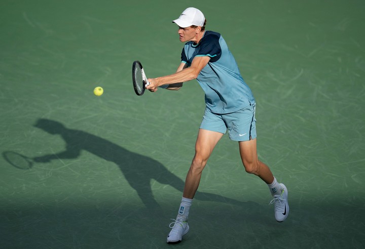 Jannik Sinner en el Masters 1000 de Cincinnati. (REUTER)