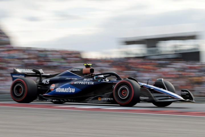 Franco Colapinto en el GP de Austin. (EFE)