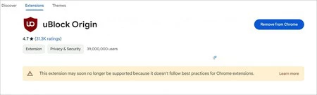 Ublock Origin Chrome Web Store