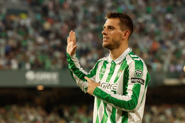 Lo Celso en el Betis. (Foto: EFE)