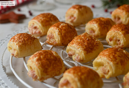 Mini Napolitanas De Jamon Y Queso