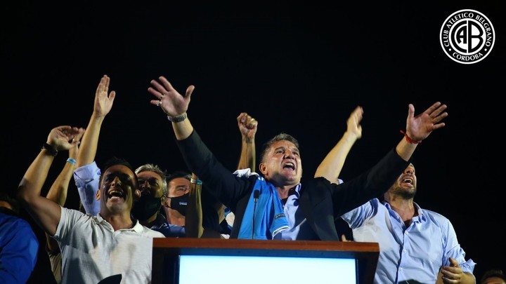 Luis Fabián Artime, presidente de Belgrano. (Foto: Prensa @Belgrano).