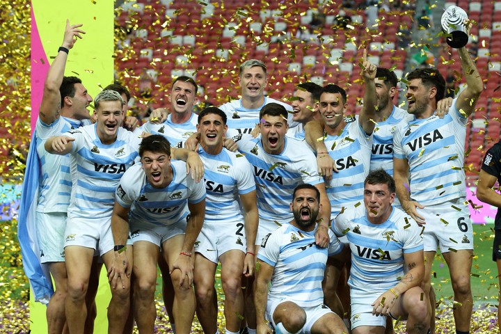 Los Pumas 7's, otro gran equipo, campeones del Circuito de Seven.