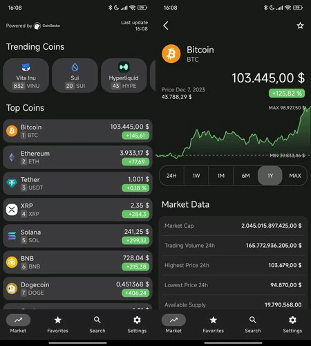 Bitcoin app