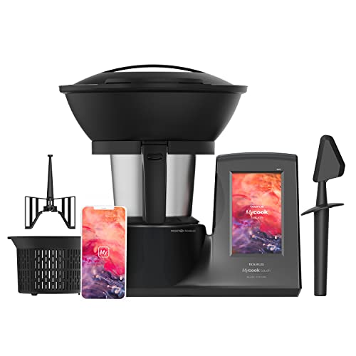 Taurus Mycook Touch Black Edition - Robot de Cocina con wifi