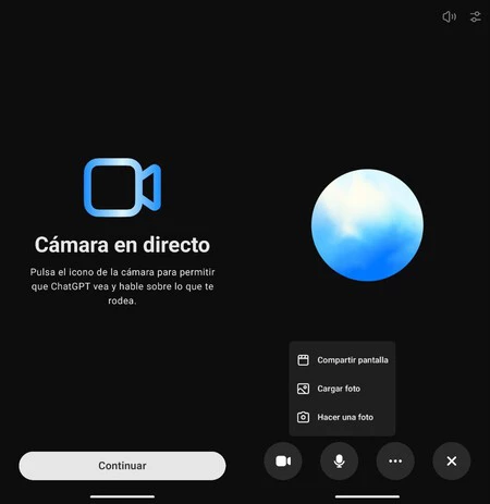 ChatGPT Modo Cámara