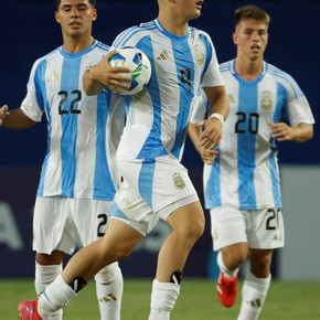 Thomas De Martis: el goleador del Sudamericano Sub 17 que le dio la clasificación al Mundial a la Selección y lleva ¡65 goles en inferiores!