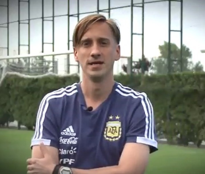Matías Manna, analista de videos de la Selección.