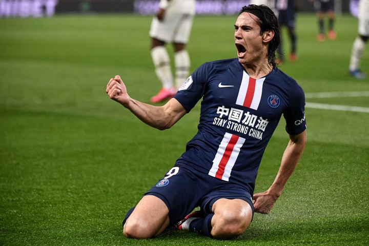 El Matador es el segundo máximo goleador de la historia del club (Photo by FRANCK FIFE / AFP).