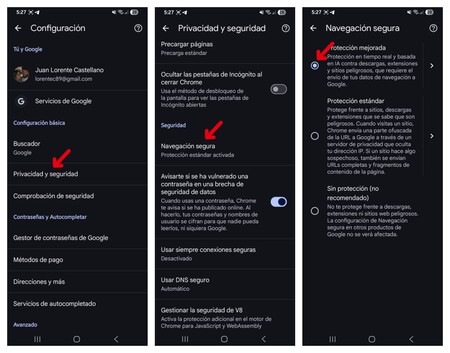 Restablecer contraseña Chrome