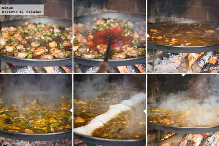 Paella Valenciana - elaboración