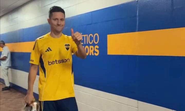 Los jugadores de Boca en Barry University.