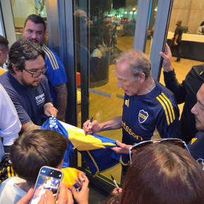 El particular pedido de un hincha de Boca a Russo y Marchesin en medio del Mundial de Clubes