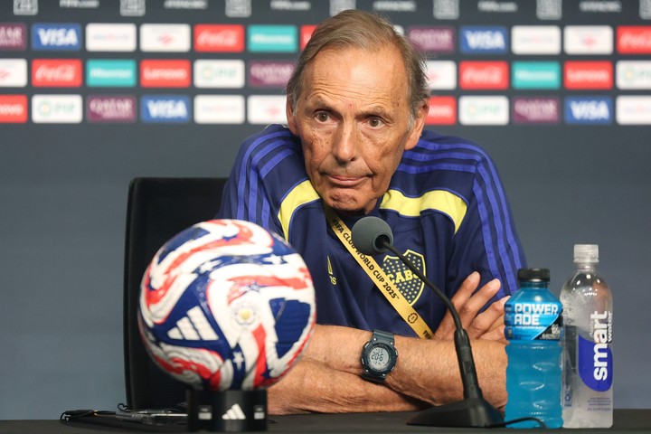 El director técnico de Boca Juniors, Miguel Ángel Russo (EFE).