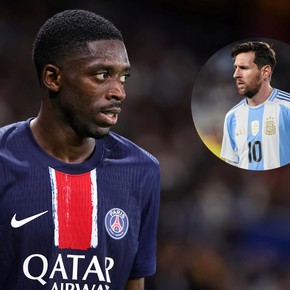 Dembelé, candidato al Balón de Oro, insiste con que Messi sigue siendo el mejor de todos