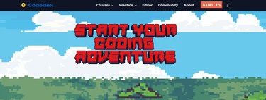 Aprende a programar gratis mientras juegas con esta web. Incluye Python, CSS o JavaScript 