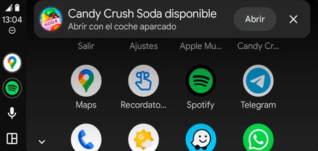 Carga de juegos y uso con el coche aparcado en Android Auto 14.5