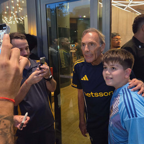 El encuentro de los hinchas de Boca con Russo: "Gracias por agarrar esta papa caliente"