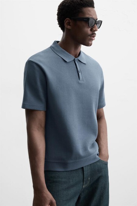Polo Azul Zara