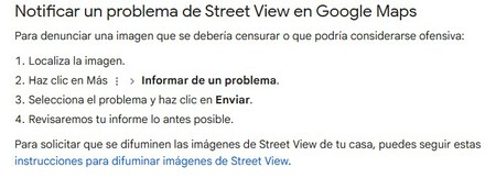 Google Street View Ayuda