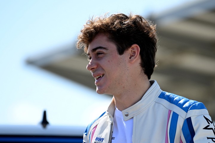 Franco Colapinto, tras un nuevo viernes de prácticas en la F1. (REUTERS/Jaimi Joy)