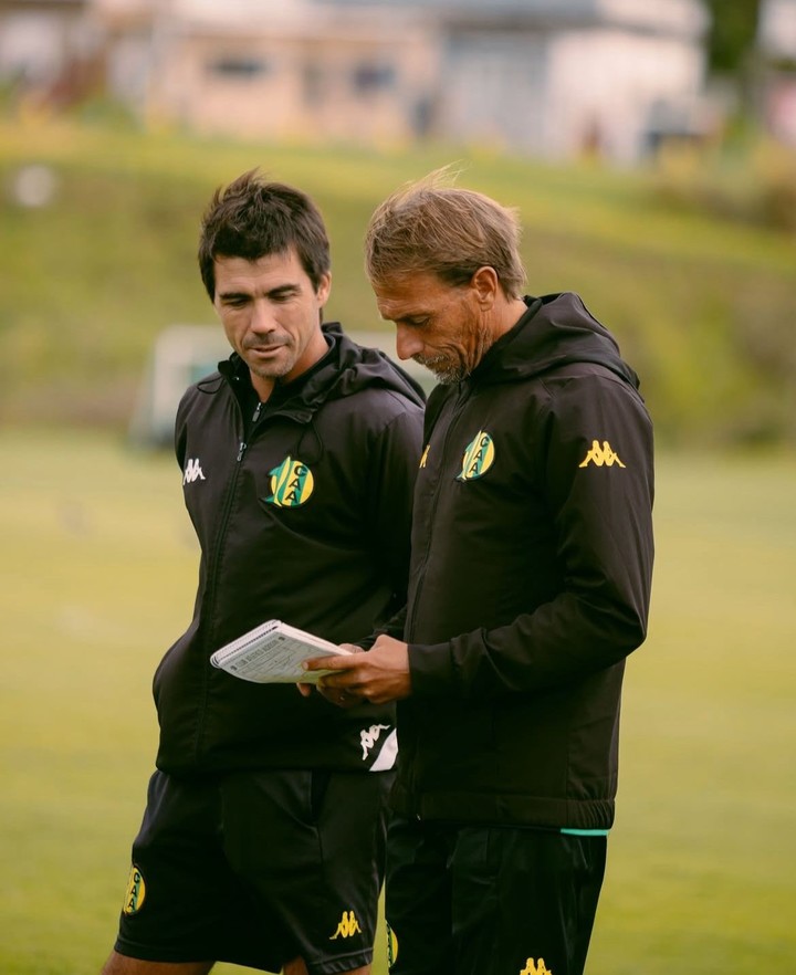 Charlier en una práctica.