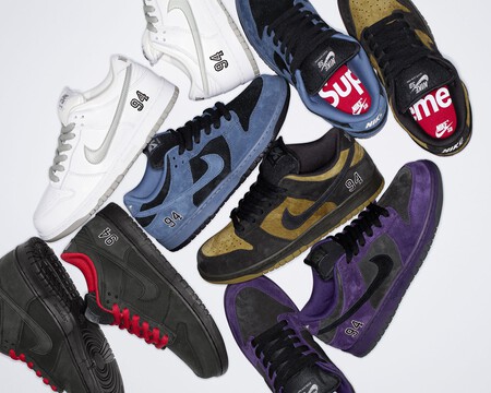 Nike Y Supreme Colaboran Y Reinterpretan Un Modelo Iconico De Los Anos Noventa En Cinco Colores Diferentes Para Conquistar Este Otono