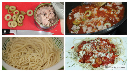 Pasta Atun Tomate Pasos