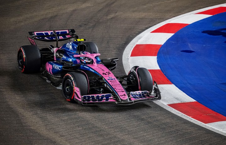 Colapinto tuvo un buen arranque, pero el Alpine A525 no lo acompañó. (EFE/EPA/TOM WHITE)