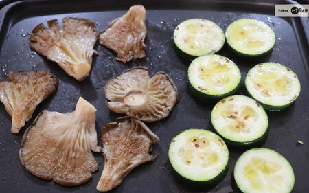 Setas Y Calabacines Plancha