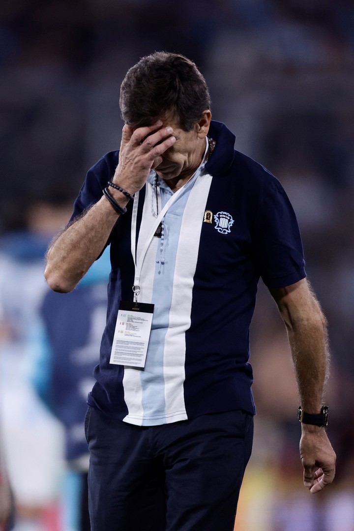 El DT destacó la actitud de sus jugadores en la Copa. EFE/ Juan Ignacio Roncoroni