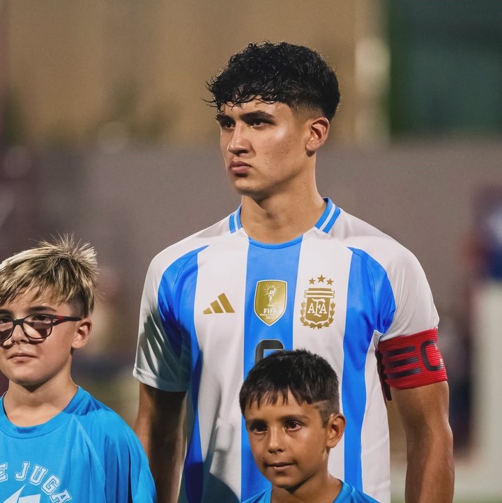 Matías Satas, capitán de la Selección Argentina Sub 17. (Foto: @matias_satas)