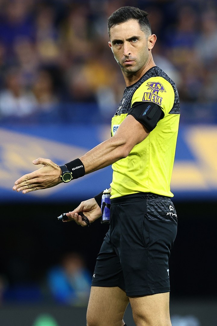 Nazareno Arasa, en el ojo de la tormenta. (Photo by ALEJANDRO PAGNI / AFP)