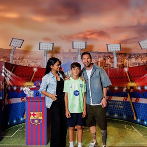 Thiago Messi festejó su cumple con una temática inspirada en el Barcelona