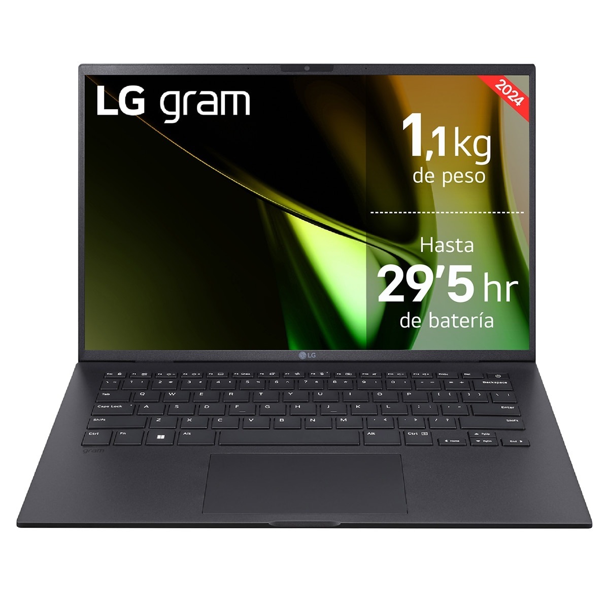 Portátil LG gram 14Z90S-G.AD78B, Intel Core Ultra 7-155H, 32GB, 1TB SSD, 14", W11