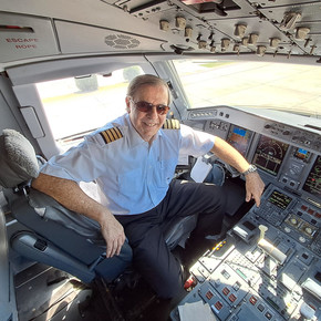 Es fanático de Estudiantes y cerró su carrera como piloto de avión en Santiago: "Casi me quedo..."