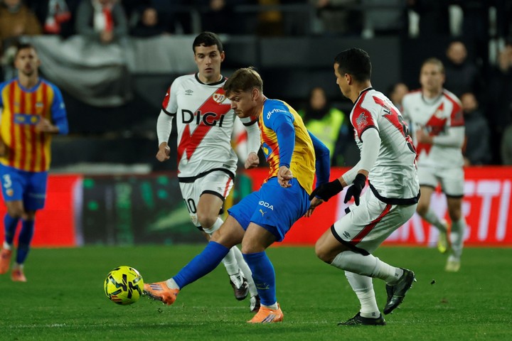 Beltrán y una cesión en Valencia que no está siendo muy positiva (EFE). 