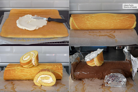 Tronco de Navidad. Pasos