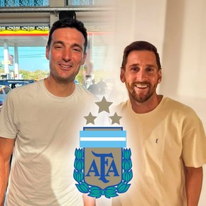 Scaloni-Messi y el primer encuentro a seis meses del Mundial