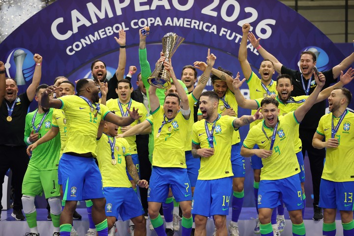 Brasil se quedó con el título (EFE).