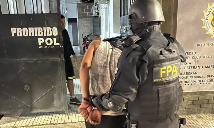 La FPA detuvo a una banda familiar por venta de estupefacientes en Jesús María